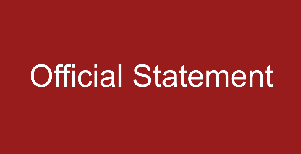 Official Statement: Building Industry Order Together, Defending Corporate Reputation